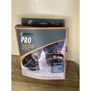 Yaktrax Pro Ice Snow Traction Removable Strap Medium Men’s 9-11, Women 10.5-12.5